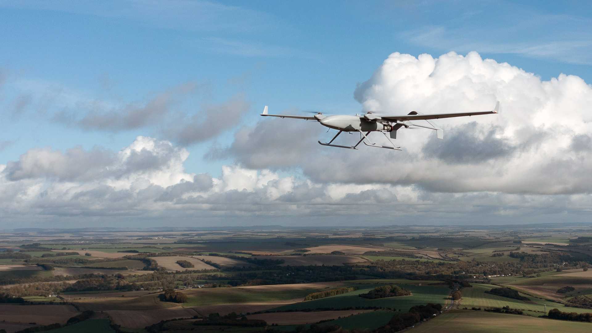 A drone in flight